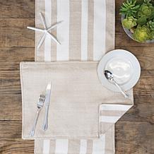 C&F Home Sol Stripe Dune Table Runner