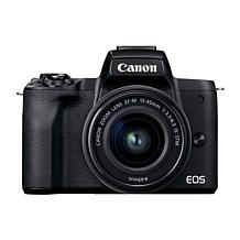 Canon EOS M50 Mark II Mirrorless Digital Camera w/ 15-45mm Lens Bundle