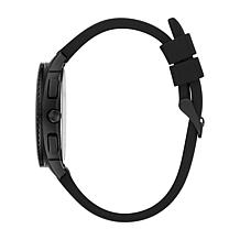 Caravelle by Bulova Men's Black Silicone Strap Chronograph Watch