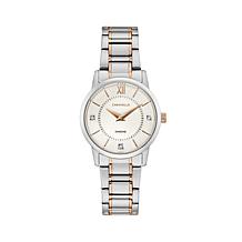 Caravelle by Bulova Women's Two-Tone Diamond Dial Watch