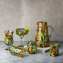 Carnival Handblown Mexican DOF Glass - Set of 6