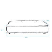 Carolina Pet Company Rectangle Pet Bed - Small