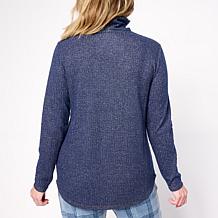 CC Shimmer Waffle Nck Pullover