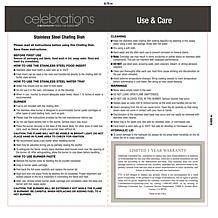 Celebrations 6.3 Qt. Stainless Steel Chafing Dish w/ Hydraulic Cover