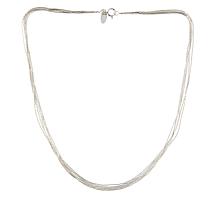 Chaco Canyon 5-Strand "Liquid Silver" 18" Necklace