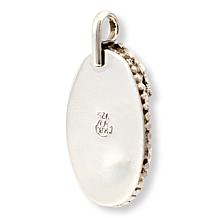 Chaco Canyon Sleeping Beauty Turquoise Feather Pendant