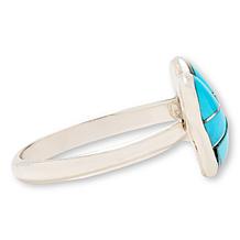 Chaco Canyon Sleeping Beauty Turquoise Heart-Design Ring