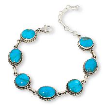 Chaco Canyon Sterling Silver Multi-Station Gemstone Bracelet 