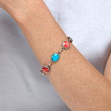 Chaco Canyon Sterling Silver Multi-Station Gemstone Bracelet