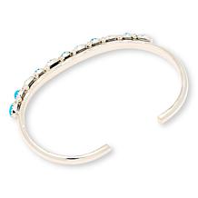 Chaco Canyon Sterling Silver Sleeping Beauty Turquoise Cuff