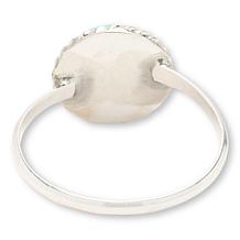 Chaco Canyon Sterling Silver Sleeping Beauty Turquoise Round Ring