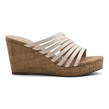 Charles by Charles David Gustavo Strappy Cork Wedge Sandals