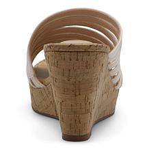 Charles by Charles David Gustavo Strappy Cork Wedge Sandals