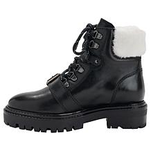 Charles by Charles David Leather/Suede Cliche Combat Boot