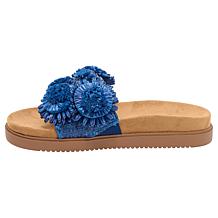 Charles David Palms Flower Slide Sandal