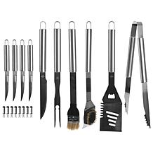 Chef Buddy™ 19-piece Heavy Duty BBQ Set with Case