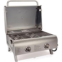 Chef's Style Tabletop Gas Grill in Stainless Steel