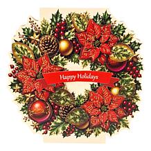 Christmas to Remember Wreath Shaped Card Kit