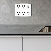 CIAO Tech 2pk Slim Multiport Charging Station with A/C  + USB Outlets