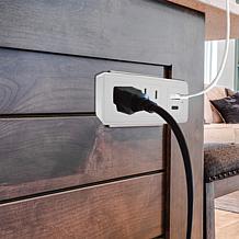 CIAO Tech 2pk Slim Multiport Charging Station with A/C  + USB Outlets