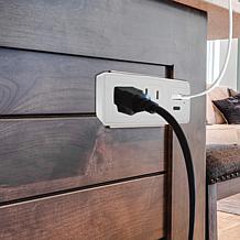 CIAO Tech Slim Multiport Charging Station with A/C  + USB Outlets