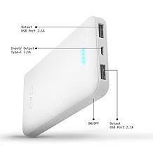 CIAO Tech Super Slim Dual USB 10,000mAh Powerbank