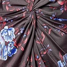 CL Printed Knot Detail Dress