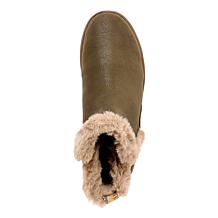 Clarks Cloudsteppers Breeze Faux Fur Ankle Bootie