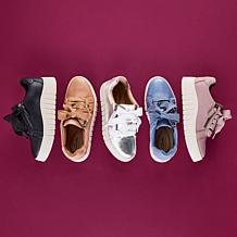 Clarks Collection Mykah Joy Leather Casual Sneaker