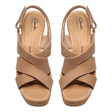 Clarks Collection Nerisa Grace Modern Casual Wedge Sandal