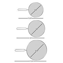 Classic Cuisine 3-piece Stainless Steel Splatter Screen Guards