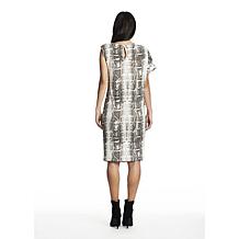 Coldesina Tracy Dress in White Pyhon