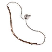 Colleen Lopez 1.50ctw Ombré Champagne Diamond Adjustable Bracelet