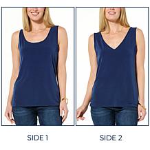 Colleen Lopez 2-Way Tank with Reversible Neckline