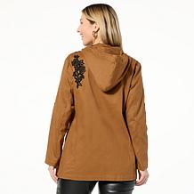 Colleen Lopez Embroidered Anorak Jacket