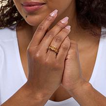 Colleen Lopez Exotic Gemstone and Diamond Band Ring