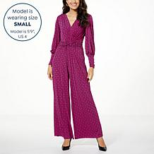 Colleen Lopez Knot Front Knit Jumpsuit