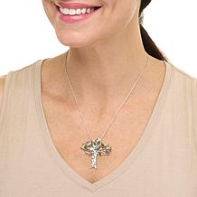 Colleen Lopez Multigemstone Tree of Life 20" Necklace