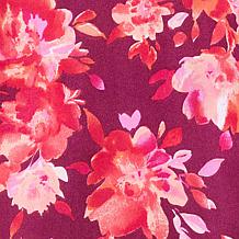 Colleen Lopez Printed Satin Pull-On Short