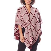 Colleen Lopez Reversible Wrap Front Shawl