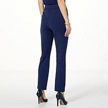 Colleen Lopez Slim-Leg Ponte Pant 