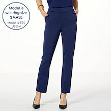 Colleen Lopez Slim-Leg Ponte Pant 
