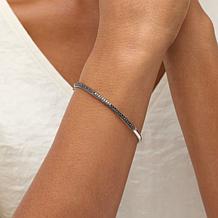 Colleen Lopez Sterling Silver 1.5ctw Pavé Diamond Bracelet