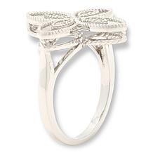 Colleen Lopez Sterling Silver Diamond Accent Ring