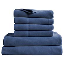 Concierge Collection 6-Piece Fleece Sheet Set