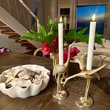 Concierge Collection Crane Flameless Candles - Set of 2