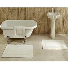 Concierge Collection Lux Reversible 2pc Bath Rug Set