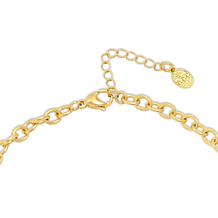 Connie Craig Carroll Goldtone Composite Turquoise Y-Necklace