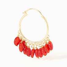 Connie Craig Carroll Hoop Dangle Earrings