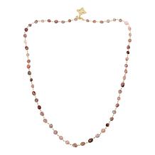 Connie Craig Carroll Jewelry Drew Gemstone Bead Drop Necklace